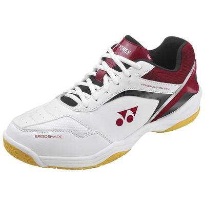 Yonex Kids SHB 33JR Junior Badminton Shoes - White/Red/Black - main image